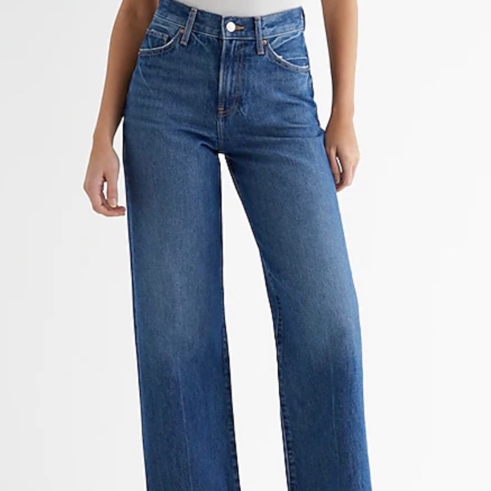 High Waisted Wide Leg Jeans